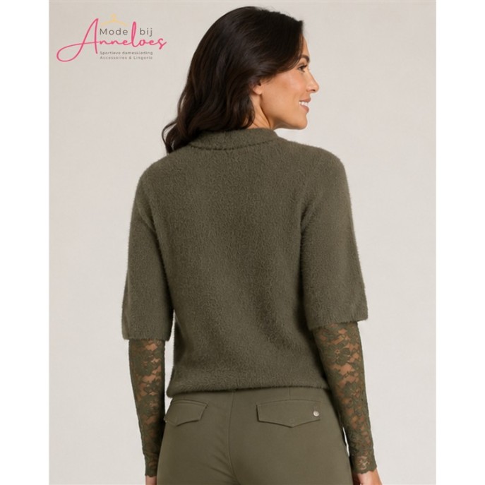 Lady Day Pullover polo Tesely Fluffy Deep Forest Lady Day Pullover polo Tesely Fluffy Deep Forest